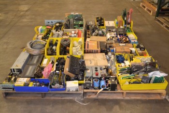 4 PALLETS OF ASSORTED ELECTRICAL CONTROLS