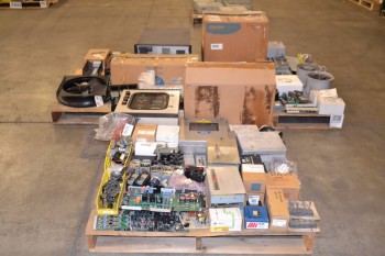3 PALLETS OF ASSORTED ELECTRICAL CONTROLS