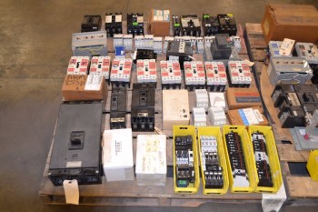 2 PALLETS OF ASSORTED CIRCUIT BREAKERS