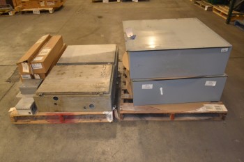 2 PALLETS OF ASSORTED ELECTRICAL ENCLOSURES