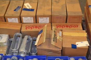 2 PALLETS OF ASSORTED ELECTRICAL ENCLOSURES