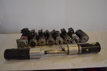 LOT OF 3 ASSORTED ABB ROBOTICS SERVO MOTORS