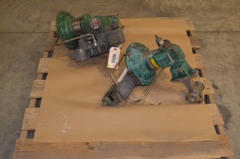 LOT OF 2 ASSORTED FISHER CONTROL VALVES