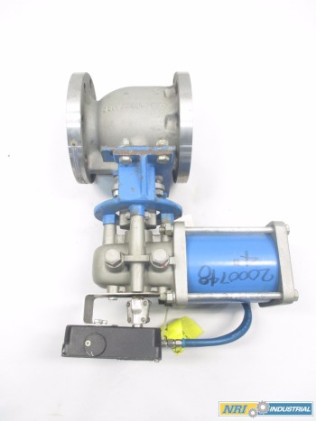 NELES JAMESBURY STAINLESS PNEUMATIC CONTROL VALVE