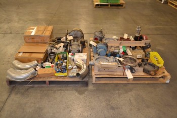 2 PALLETS OF ASSORTED VALVES AND REPLACEMENT PARTS