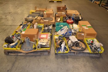 4 PALLETS OF ASSORTED VALVE REPLACEMENT PARTS