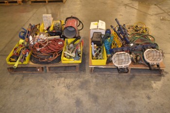 2 PALLETS OF ASSORTED TOOLS