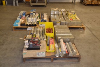 3 PALLETS OF ASSORTED WELDING SUPPLIES