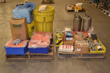 2 PALLETS OF ASSORTED SAFETY EQUIPMENT