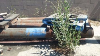 (4) Tie Rods from 2500 Ton Erie Press Systems Hydraulic Press