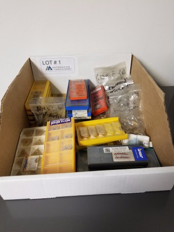 Large assortment of Carbide inserts