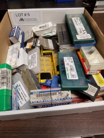 Large assortment of Carbide inserts