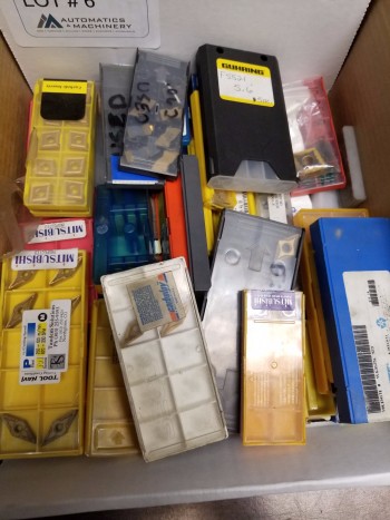 Large assortment of Carbide Inserts