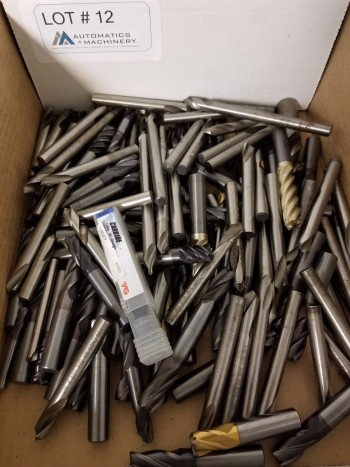 Large assortment of End Mills & Drills