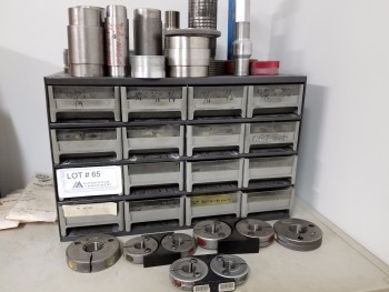 Large assortment of Ring Gauges Box plus contents