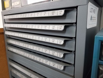 Misc Taps Box with Contents