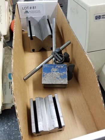 Magnetic Base with 2 Precision Angle Blocks
