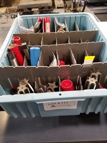 Large box of Misc taps