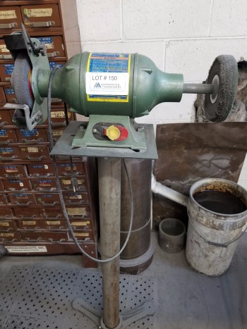 Pedestal Grinder/Buffer W/Stand