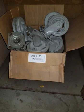 Box of Rubber wheel Casters