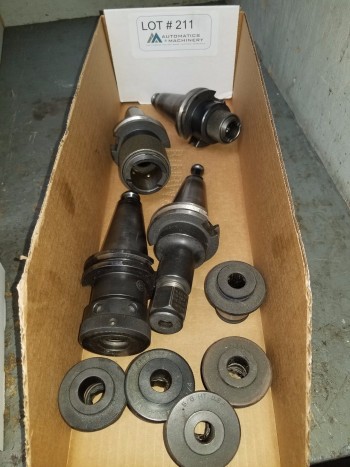 Cat-40 Holders Qty of 4 2 Quick change Tapping w/ 5 taps