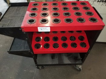 Cat-40 Rolling Tool Cart