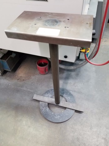 Pedestal for grinder/buffer