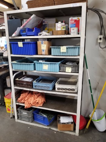 Shelving no contents