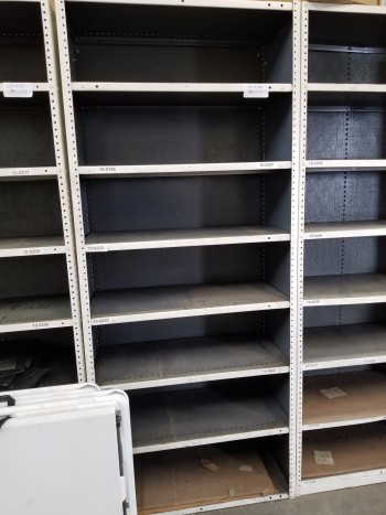 Shelving no contents