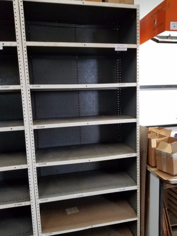 Shelving no contents