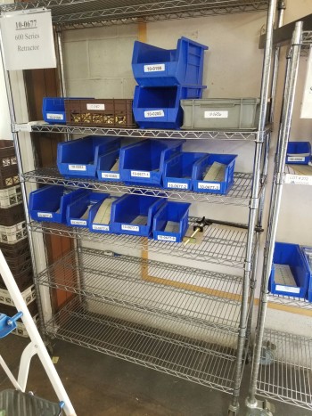 Rolling Bakers Rack, No Contents