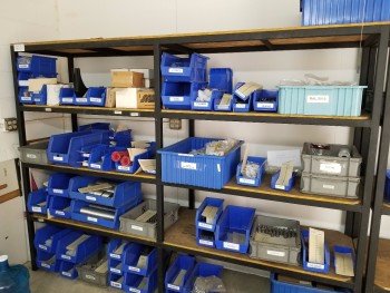 Metal Shelving, No Contents