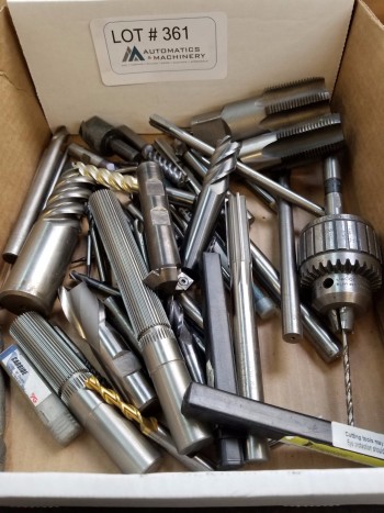 Misc Endmills, drills, Chuck, Taps