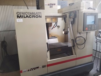 1996 Cincinnati Millacron Arrow 500 4TH Axis CNC Vertical Machining Center
