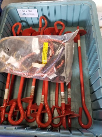 Canopy Screw in Steaks with Bungees