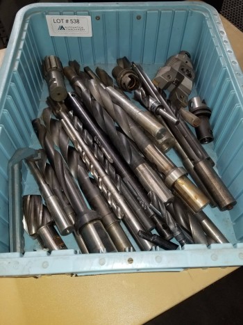 Large Bin of Drills