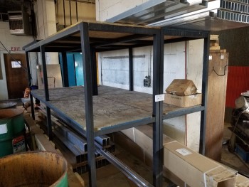 Metal Shelves Qty 2 No contents