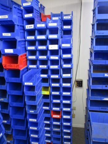 Blue Plastic Containers