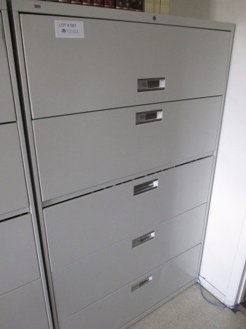 Hon 5 Drawer Filing Cabinet