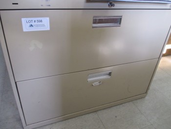 2 Drawer locking Filing Cabinet