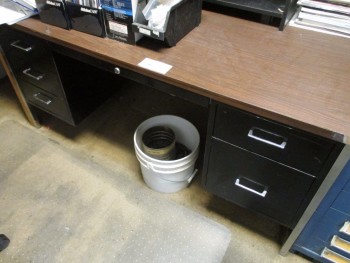Desk , Chair & Shelve No Contents