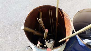 Barrel Of Assorted Brass-320 lbs