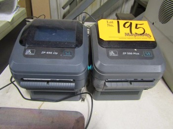 Zebra ZP450, ZP500 (2) Label Printers