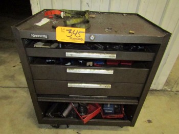 Kennedy Parts Cabinet on Casters
