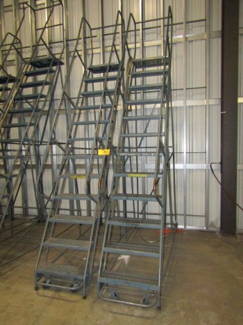 (2) 12-Step Portable Stair Cases