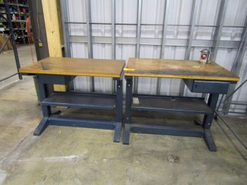 (2) Work Benches