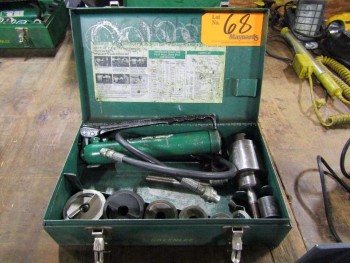Greenlee 7506 Hydraulic Knockout Punch Set