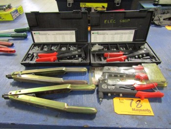 Rivet Tools, Thread Setter Kits and Keyway Punches
