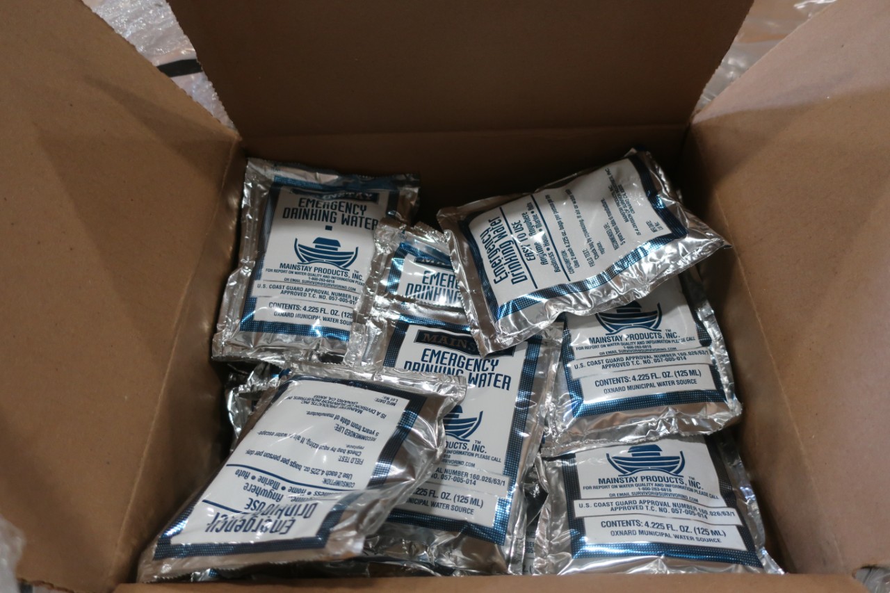1 PALLET OF MAINSTAY EMERGENCY DRINKING WATER