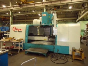 2007 AGMA CNC Vertical Machining Center Model VMC2210
